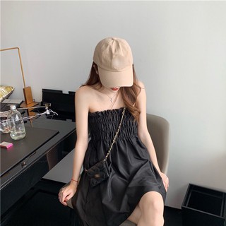 Váy xòe chun ngực - SẴN BE