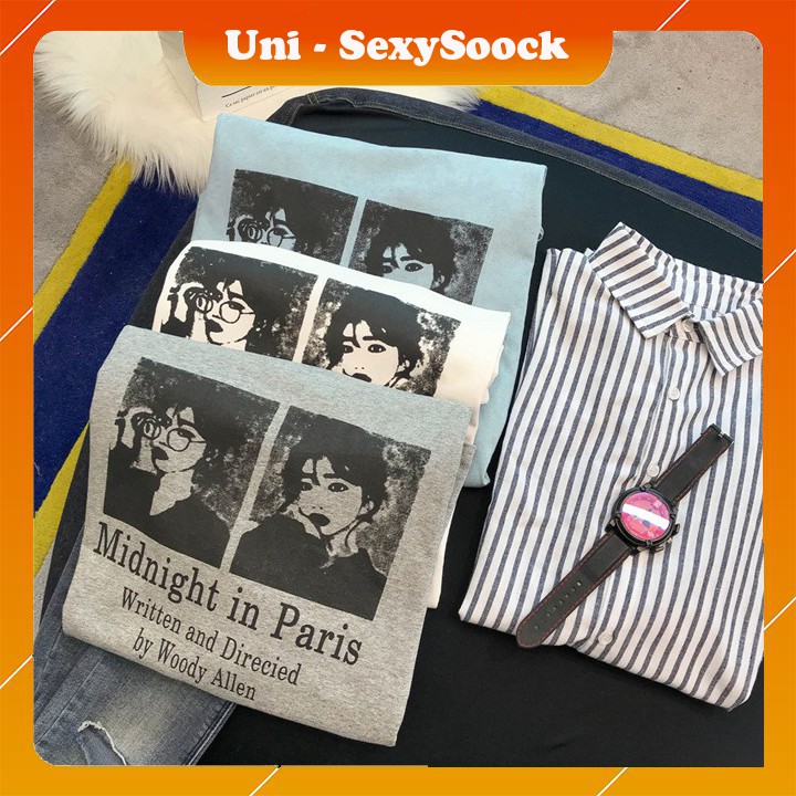 [Uni Trend] Áo Thun Tay Lỡ In MidNight in Paris, Cool Chất, thoáng mái, hút mồ hôi. Sản phẩm có rất nhiều màu đẹp  👌 | BigBuy360 - bigbuy360.vn