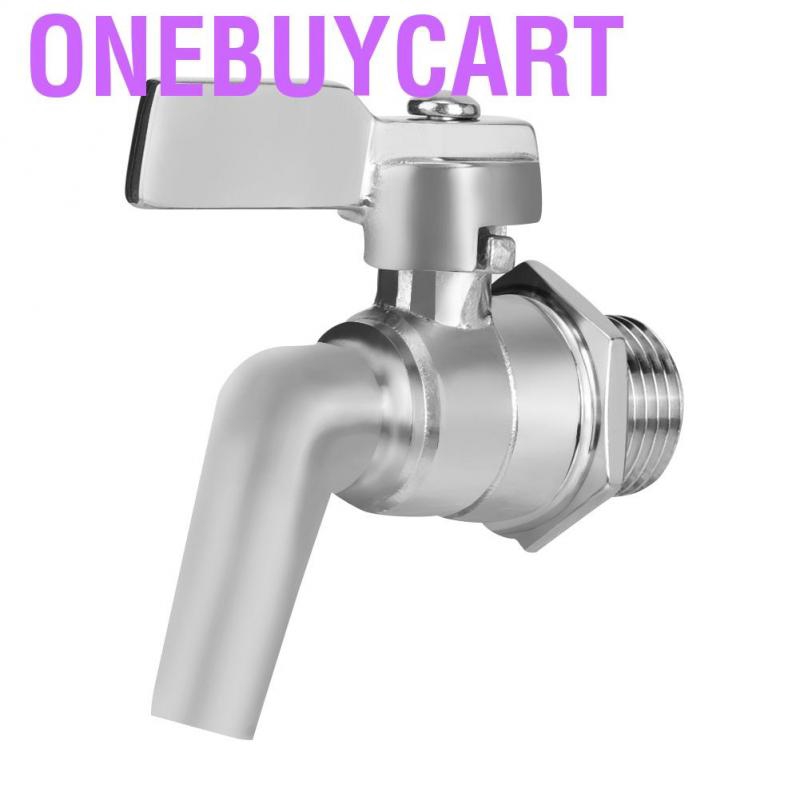 Onebuycart Adjustable Alinory Stainless Steel Beer Faucet Tap for Homebrew Wine Drink Dispenser