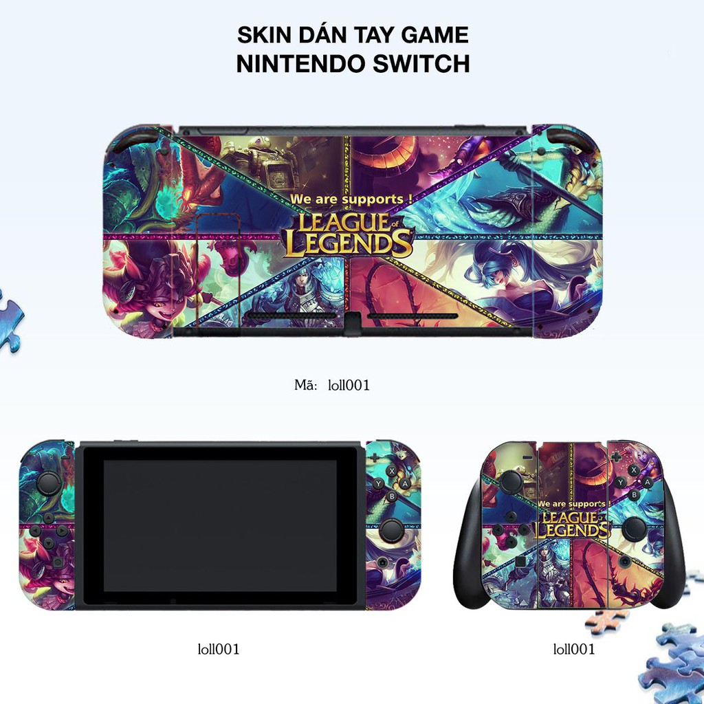 Skin dán máy Nintendo Switch in hình liên quân Siêu Đẹp [ Nhiều Hình ]