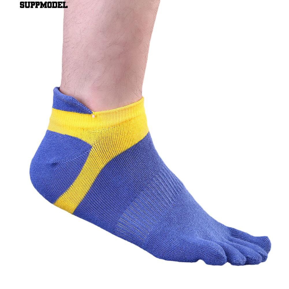 Đôi tất xỏ ngón vải cotton thoáng khí co giãn dành cho nam