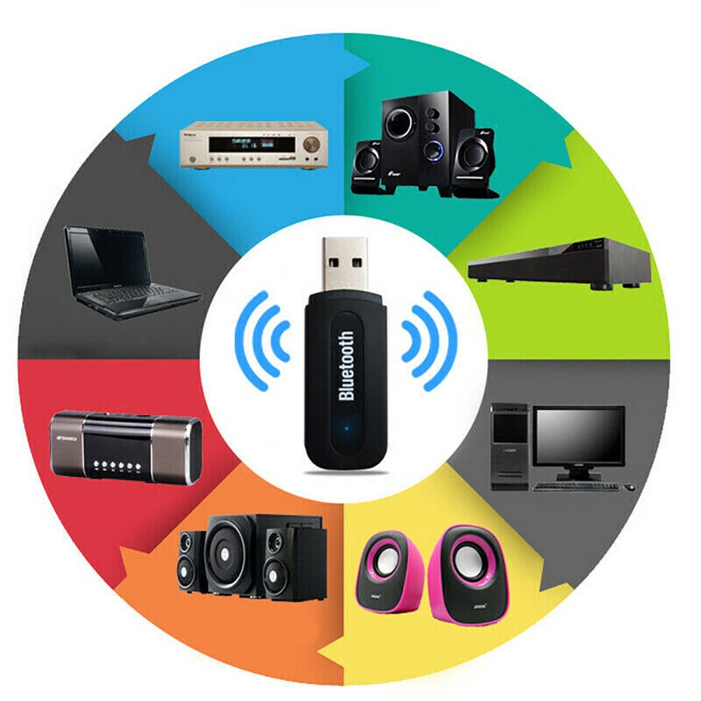 1 Đầu Nhận Tín Hiệu bluetooth 5.0 Không Dây Cho Máy Tính