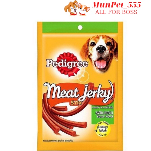 Thức ăn vặt cho chó Pedigree Meat Jerky nhiều vị