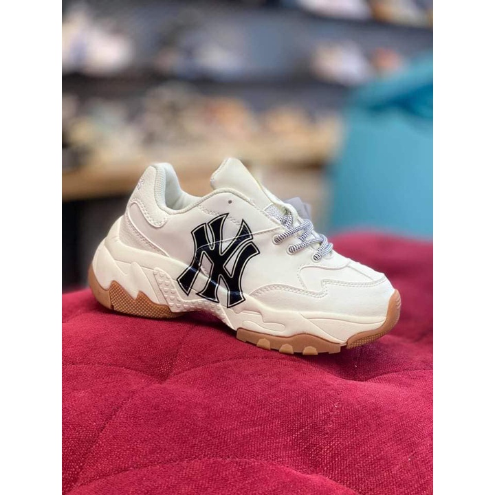 GIÀY THỂ THAO SNEAKER  M L B NY ĐEN ĐẾ NÂU, MLB NY ĐẾ GUM  ẢNH THẬT TỰ CHỤP+FREESHIP TOÀN QUỐC