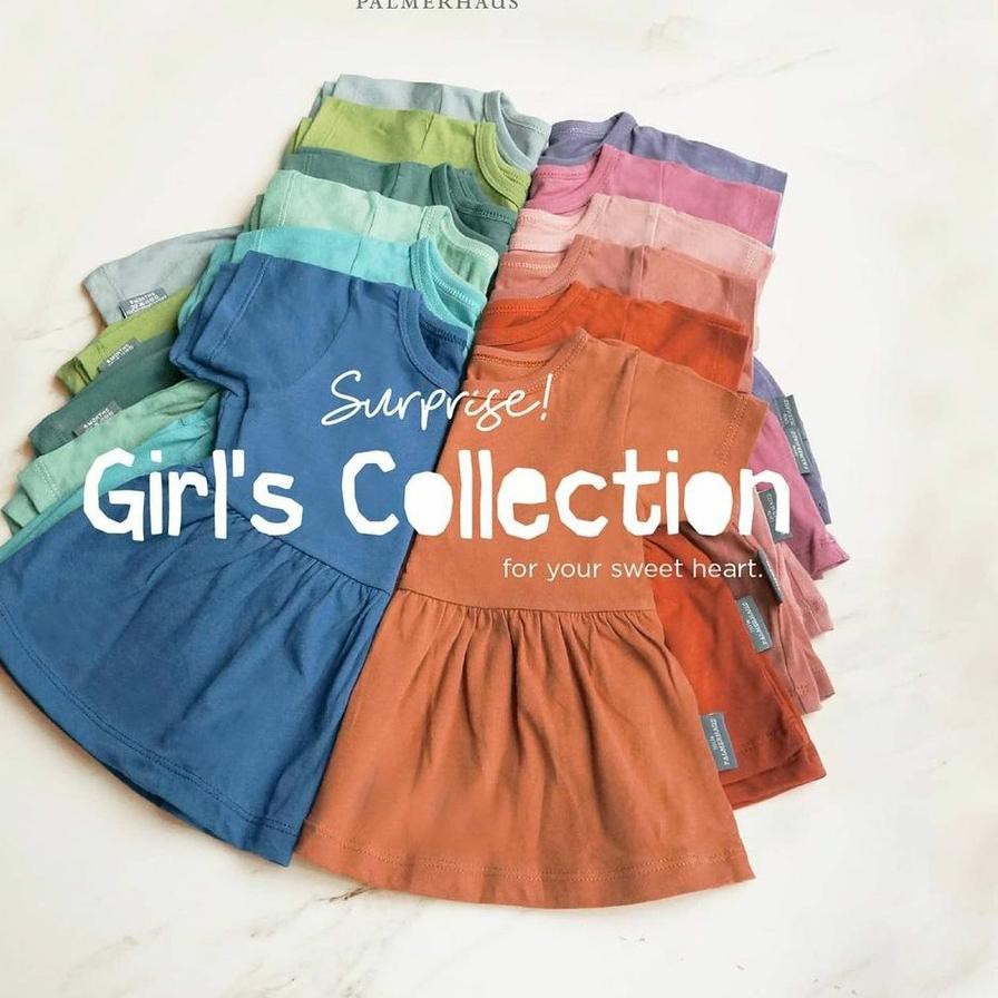 ✯ Bộ Đồ Thời Trang 6.6 Peplum Little Palmerhaus Peplum Phối Bèo Dễ Thương Cho Bé Gái 6 Tháng - 3 Tuổi