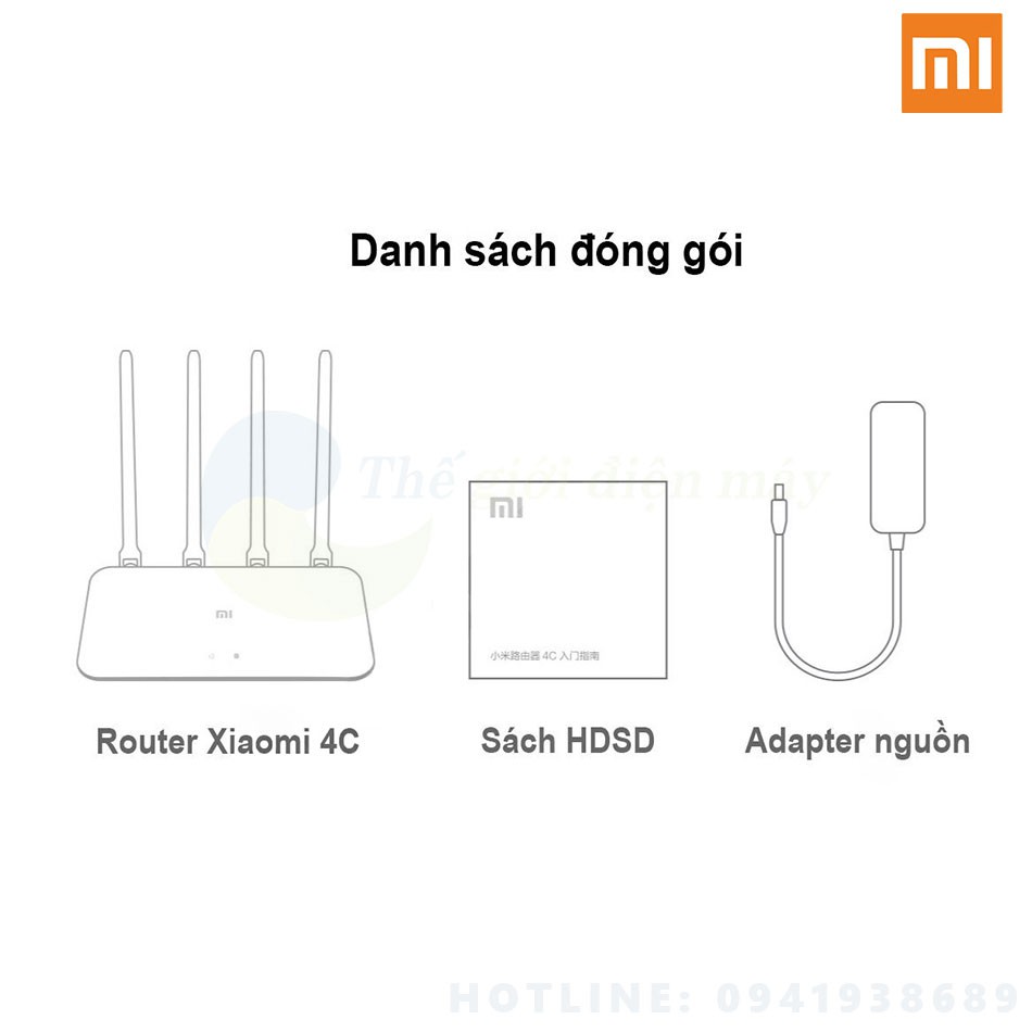 Modem WiFi 4 râu Xiaomi Router 4C - Mi Router 4C