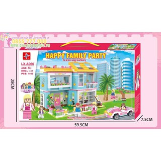 Lắp ráp Ghép Hình Ngôi Nhà Hạnh Phúc 1049PCS SP633