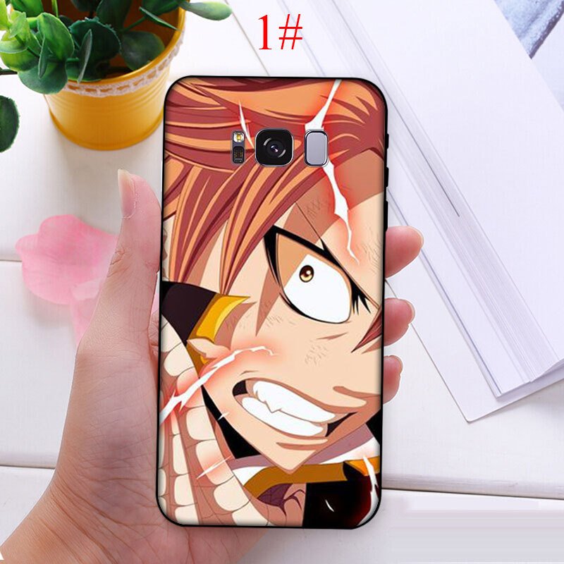 Ốp Điện Thoại Mềm Hình Fairy Tail Natzu E Lucy Cho Samsung A11 A21 A41 M11 M30s M21s M31s Note 20 Ultra