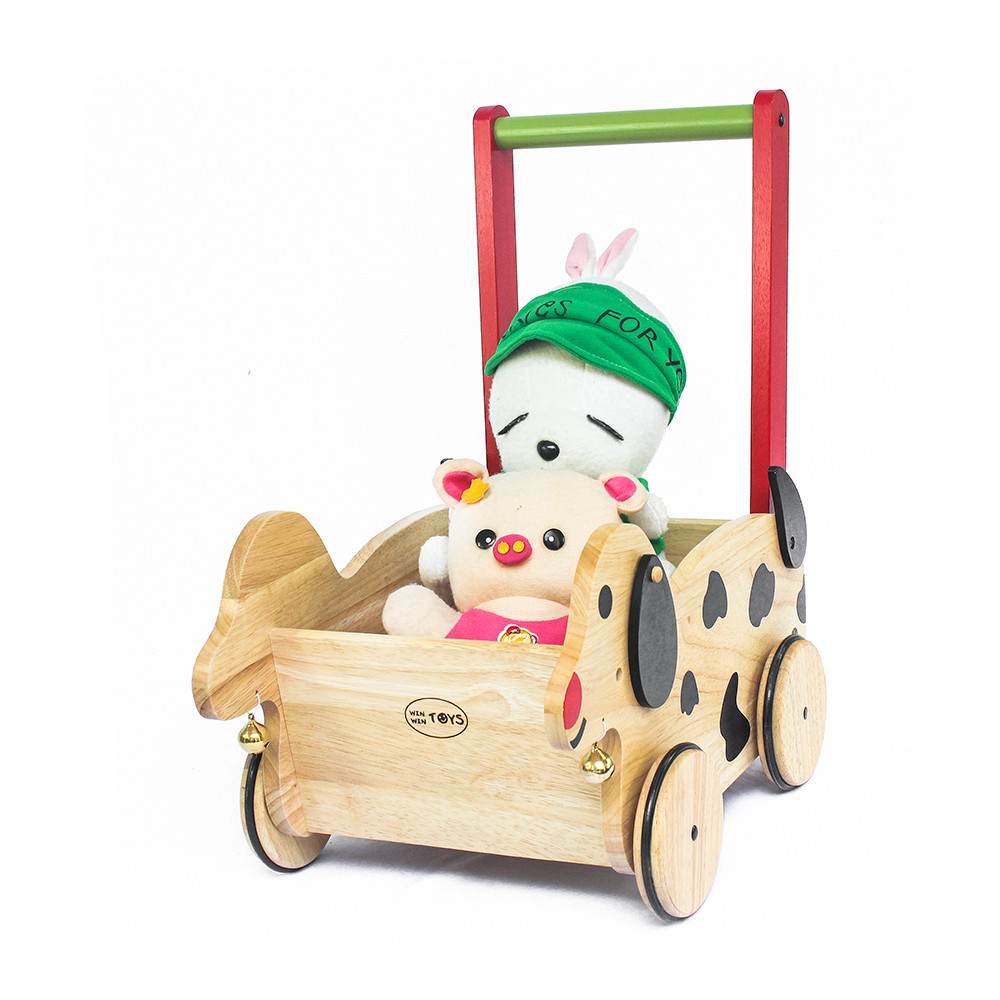Đồ chơi gỗ Xe chó chở đồ chơi | Winwintoys 62012K | Phát triển vận động và giúp hệ xương phát triển vững chắc