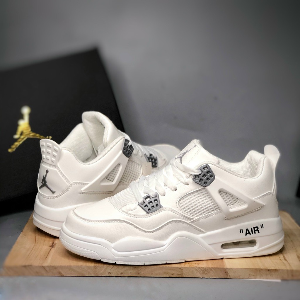 [Fullbox] Giày Jordan 4 Full trắng nam nữ | BigBuy360 - bigbuy360.vn