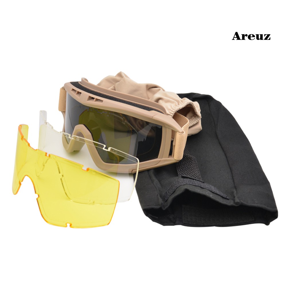 ◎STOCK_1 Pair Anti-impact Army Airsoft Tactical Sunglasses Glasses Paintball Goggles