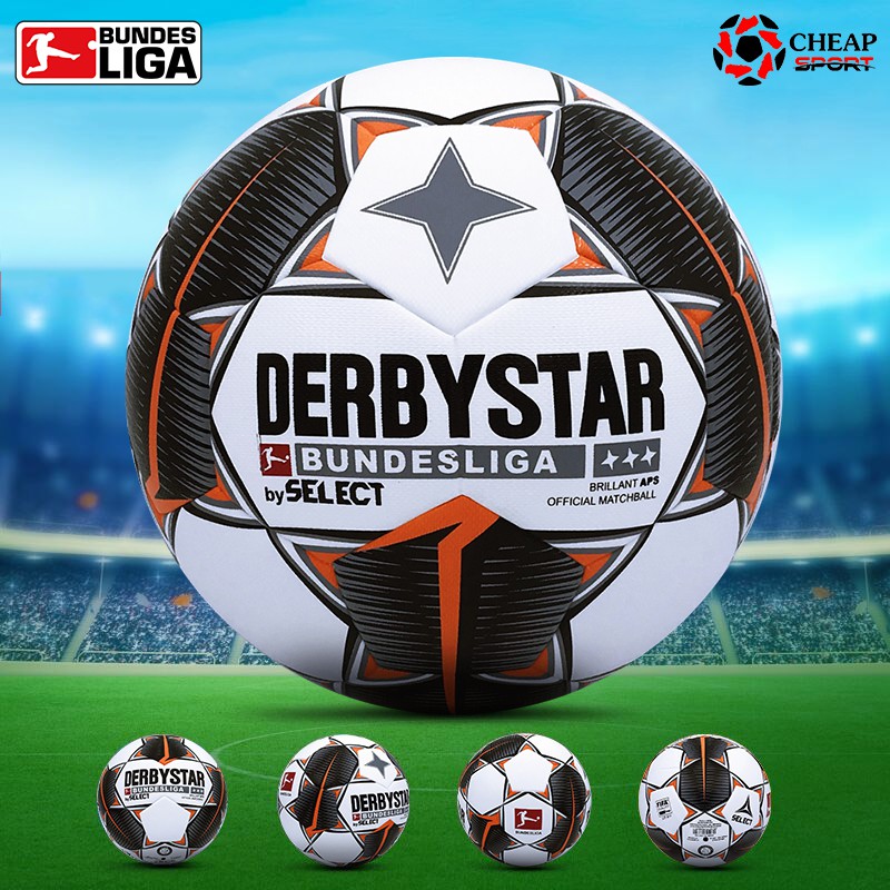 Quả Bóng Đá BUNDESLIGA 2020 DERBYSTAR Size Số 5 Da PU Tiêu Chuẩn Thi Đấu (Bóng đúc cao cấp)