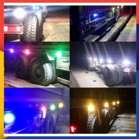 Đèn Hông, Đèn Sườn Xe Tải Công Suất 10W Nguồn 12V và 24V Chế Nhiều Dòng Xe