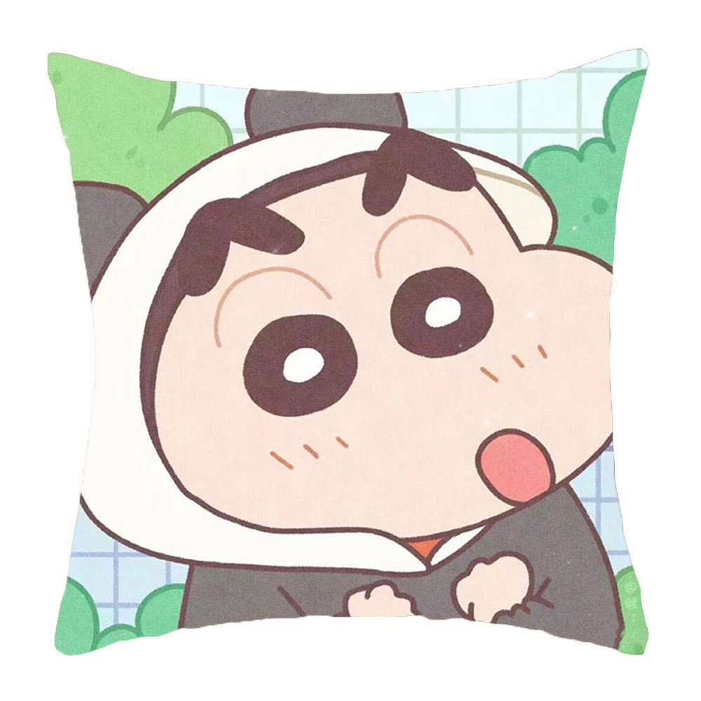Gối in hình CRAYON SHIN-CHAN Shin Cậu Bé Bút Chì chibi anime xinh xắn tiện lợi chất đẹp