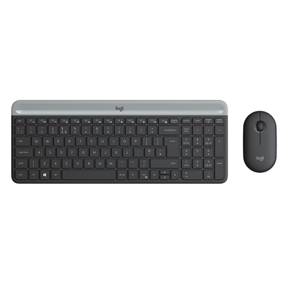 Bộ phím chuột không dây Logitech MK470 Slim - Hàng Chính Hãng