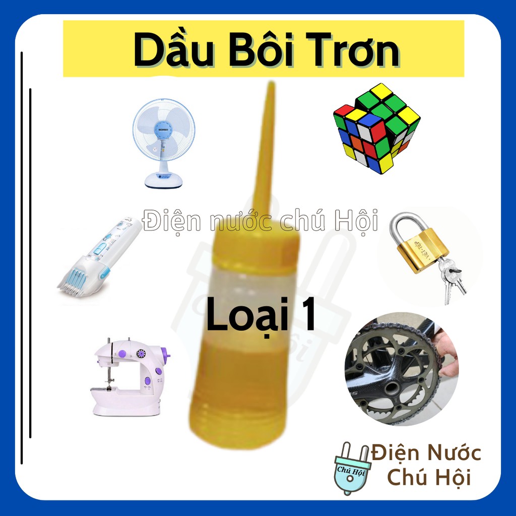 Dầu Tra Đa Năng, Động Cơ, Quạt Điện, Máy May Điện nước chú Hội