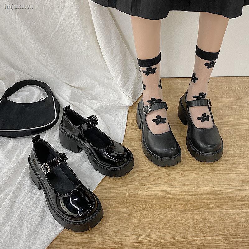 Giày Da Nữ Đế Dày Thời Trang Nhật Bản 2020