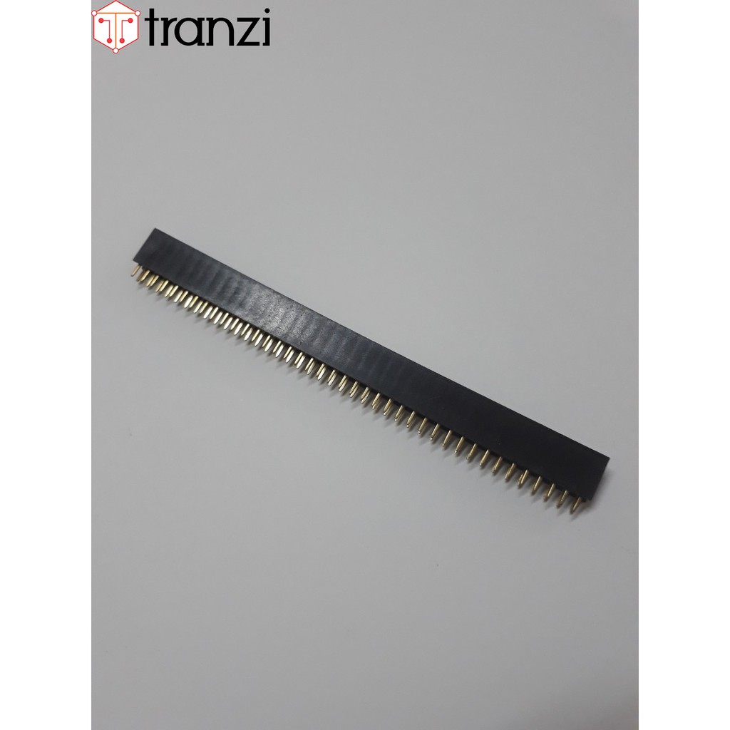 Giăm cắm 2.54mm đôi cái thẳng 2x40P 8.5mm đen - túi 5 cái