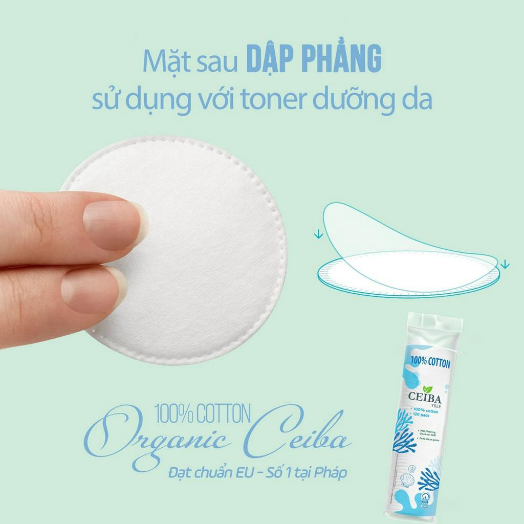 Bông Tẩy Trang Ceiba 100% Cotton