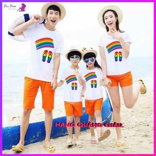 Set 4 Bộ Đồ Đi Biển Gia Đình, Trẻ Em-Cam Kết Hàng Loại Đẹp, Mịn Mát, Dày Dặn-Size Inbox shop