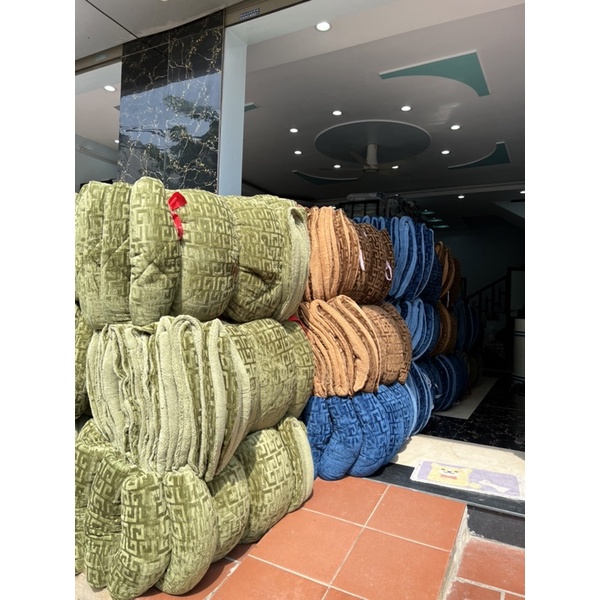 Chăn Lông Cừu LUXURY Chữ Vạn 3,3kg_Chăn Đại Hàn Siêu Ấm_ Hàng Cao Cấp Xuất Khẩu