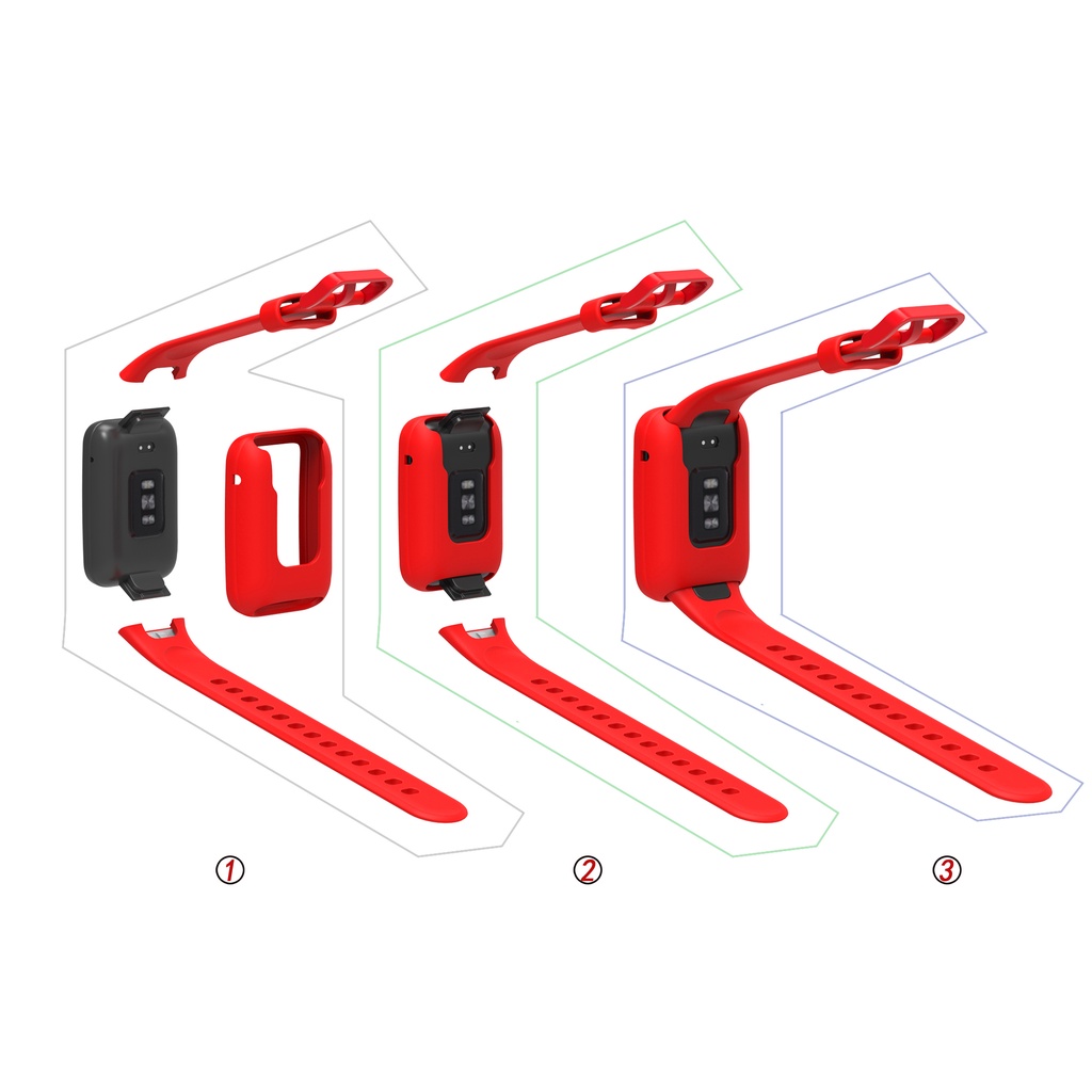 Ốp Điện Thoại Silicon Mềm Bảo Vệ Màn Hình Cho Xiaomi Mi band 7 Pro Mi band7 Pro Miband 7pro