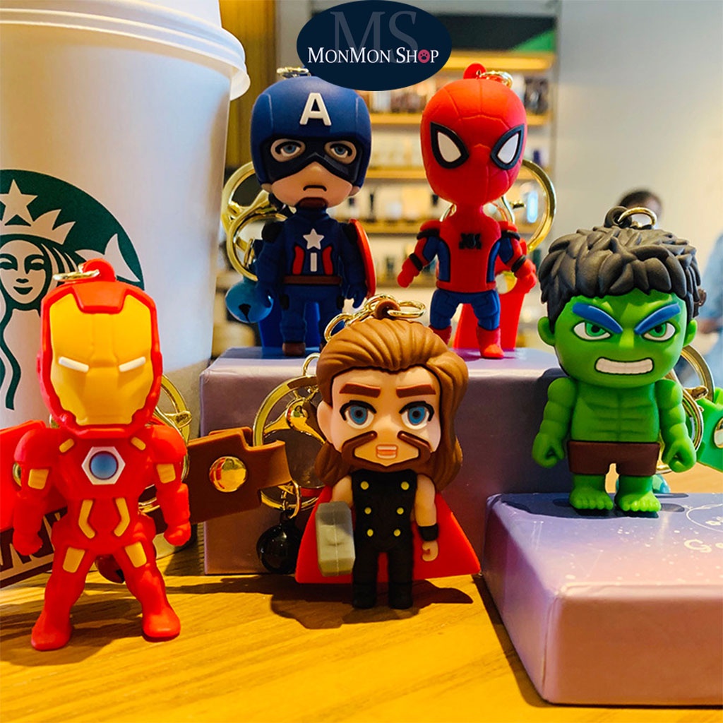 Móc Khóa Avengers, Móc Khóa Biệt Đội Siêu Anh Hùng kute chất lượng đảm bảo