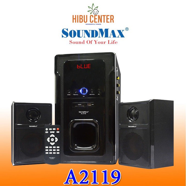 Loa Vi Tính SOUNDMAX A2119 Kết Nối Bluetooth Hibucenter