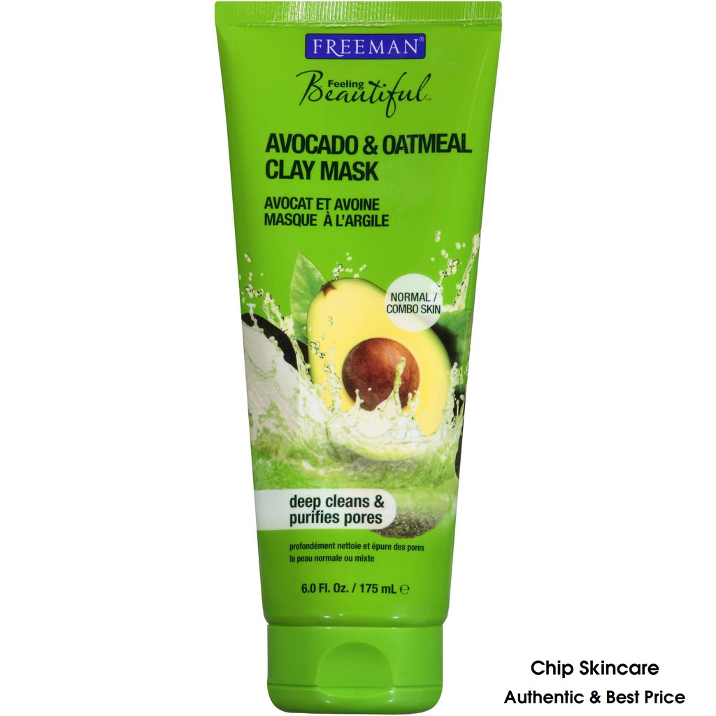 Mặt nạ Freeman Bơ Avocado & Oatmeal Clay Mask