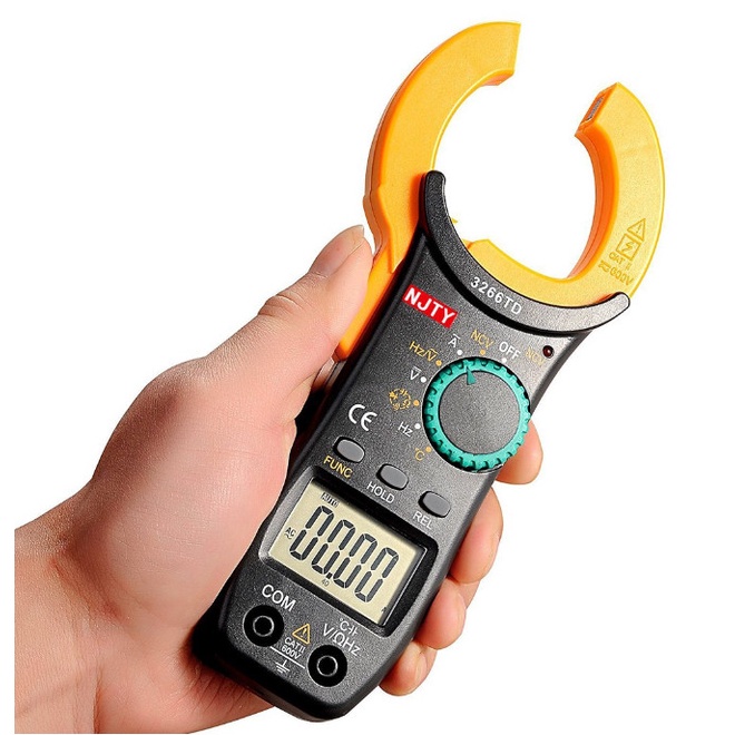 Ampe Kìm Đo Tụ,Tần Số, Nhiệt Độ NJTY 3266TD