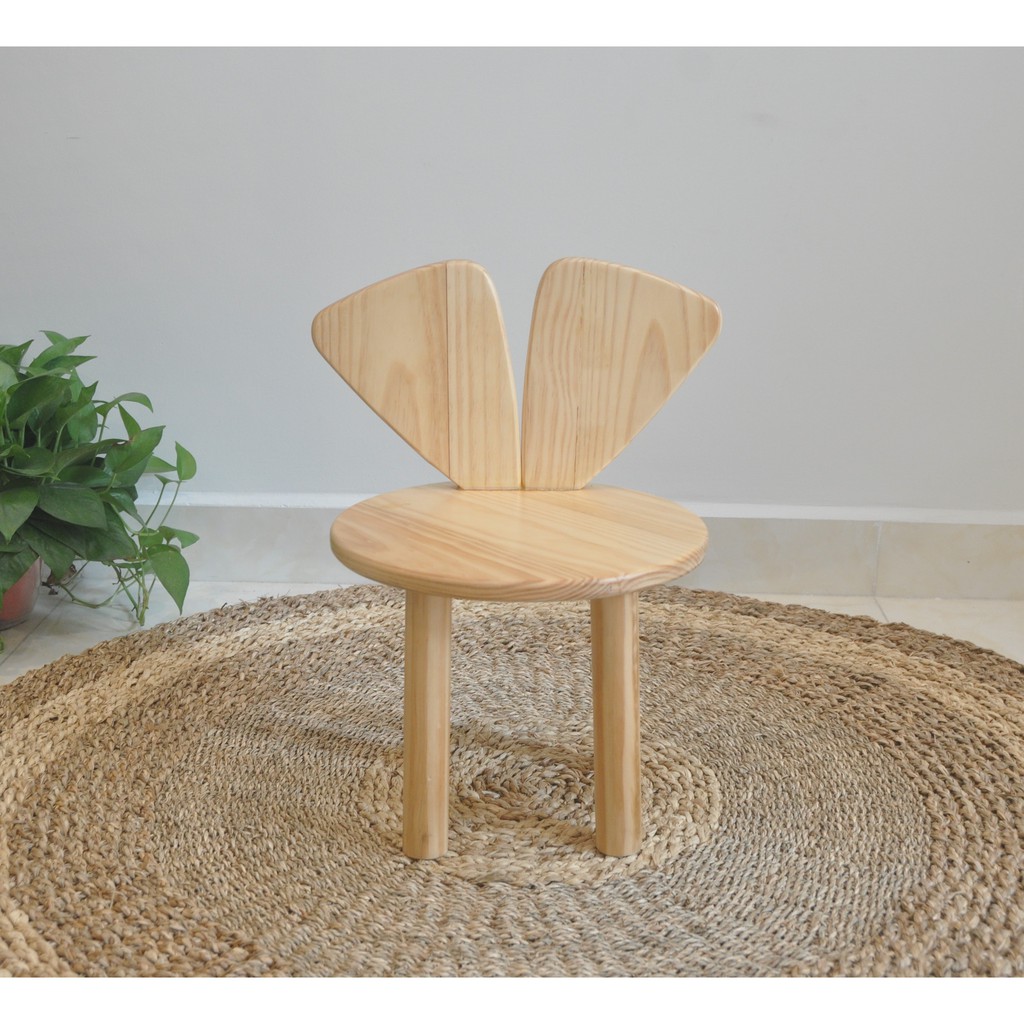🌈🌈Ghế Butterfly Gỗ Tự Nhiên Cho Bé - Bebewood | BigBuy360 - bigbuy360.vn