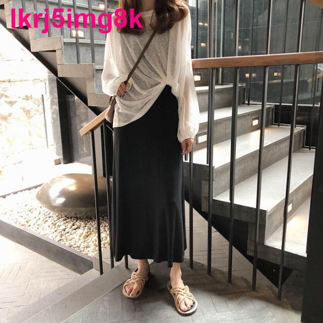 Spring suits female 2020 new women s long dress is prevented bask in unlined upper garment of a T-shirt summer suit