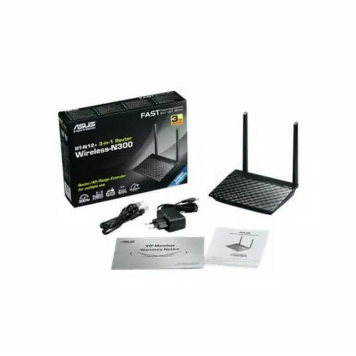 Bộ Định Tuyến Không Dây Asus Rt-N12 + Wifi N300 3 Trong 1