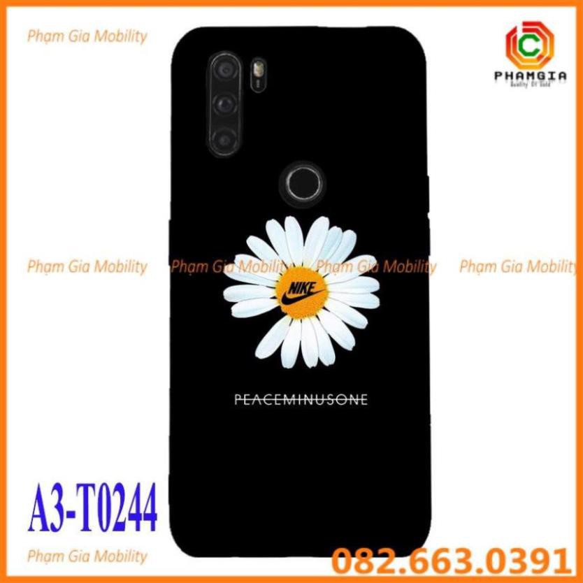 Ốp lưng ép kính Vsmart Active 3 in hình PEACEMINUSONE hoa cúc hot sắc nét