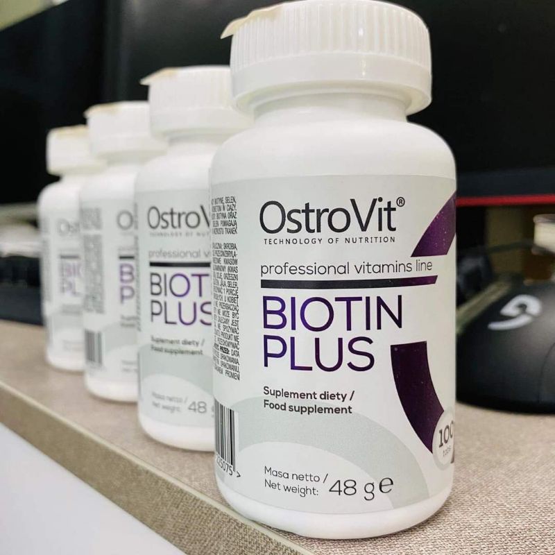 OSTROVIT BIOTIN PLUS  - VIÊN UỐNG ĐẸP DA, MỌC TÓC