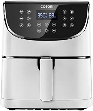 COSORI, NỒI CHIÊN KHÔNG DẦU ĐIỆN TỬ (AIR FRYER), MÀU TRẮNG, 5.8 Qt / 5.5 Lít