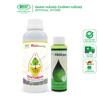 Combo Bám dính sinh học Neem Chito 500ml + Trichoderma dạng lỏng 100ml