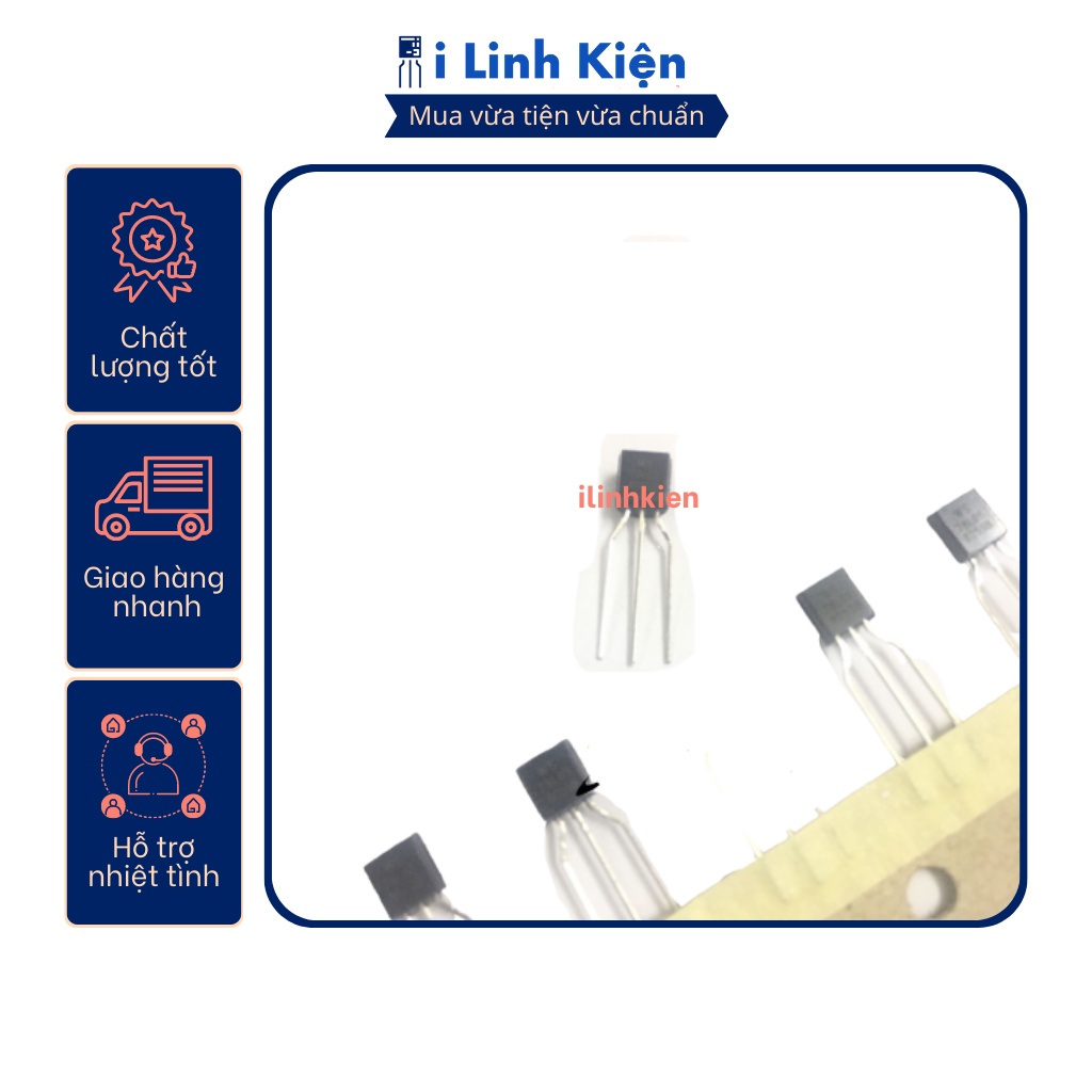 78L05 7805 0.1A 5V TO-92 chính hãng JCET chân đồng đóng dây