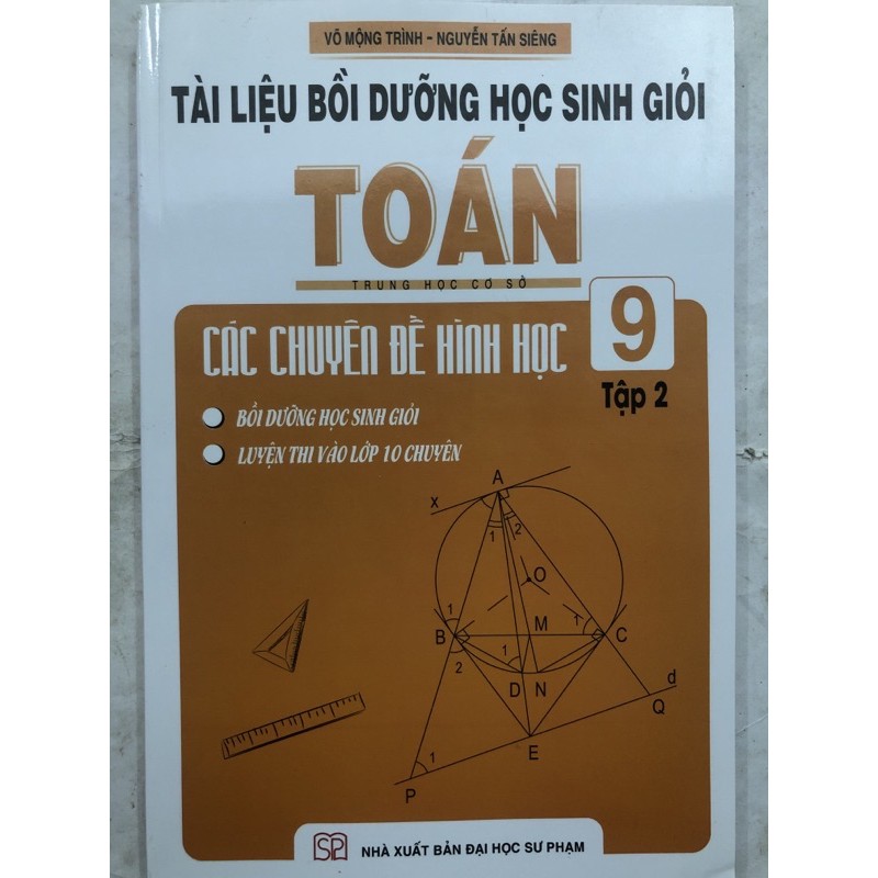 Sách - Tài liệu Bồi dưỡng học sinh giỏi Toán THCS Các chuyên đề Hình học 9 Tập 2