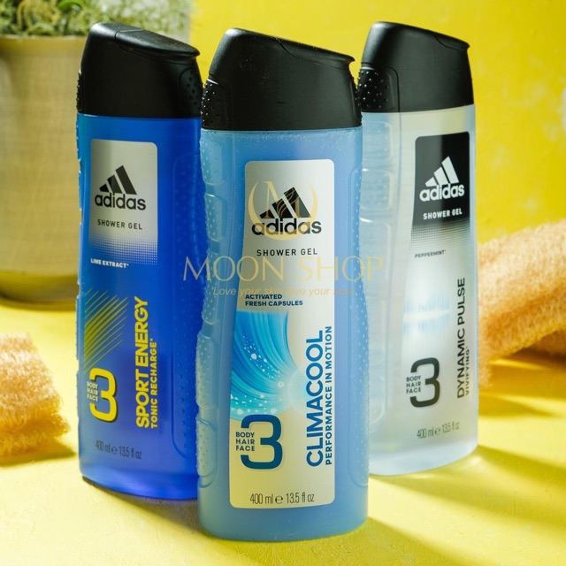 SỮA TẮM GỘI ADIDAS 3IN1