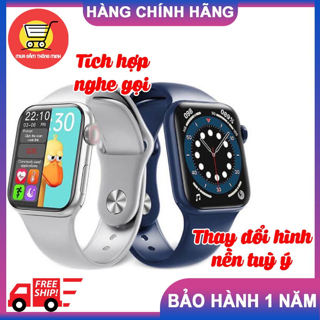 [HW12] Đồng hồ thông minh HW12 bản nâng cấp, thay được dây, thay hình nền tuỳ ý, nghe gọi zalo, màn hình tràn viền