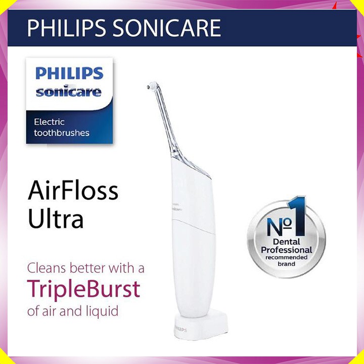 Máy tăm nước Philips Sonicare AirFloss Pro Ultra HX8331/01 - Hàng Nhập Khẩu Chính Hãng