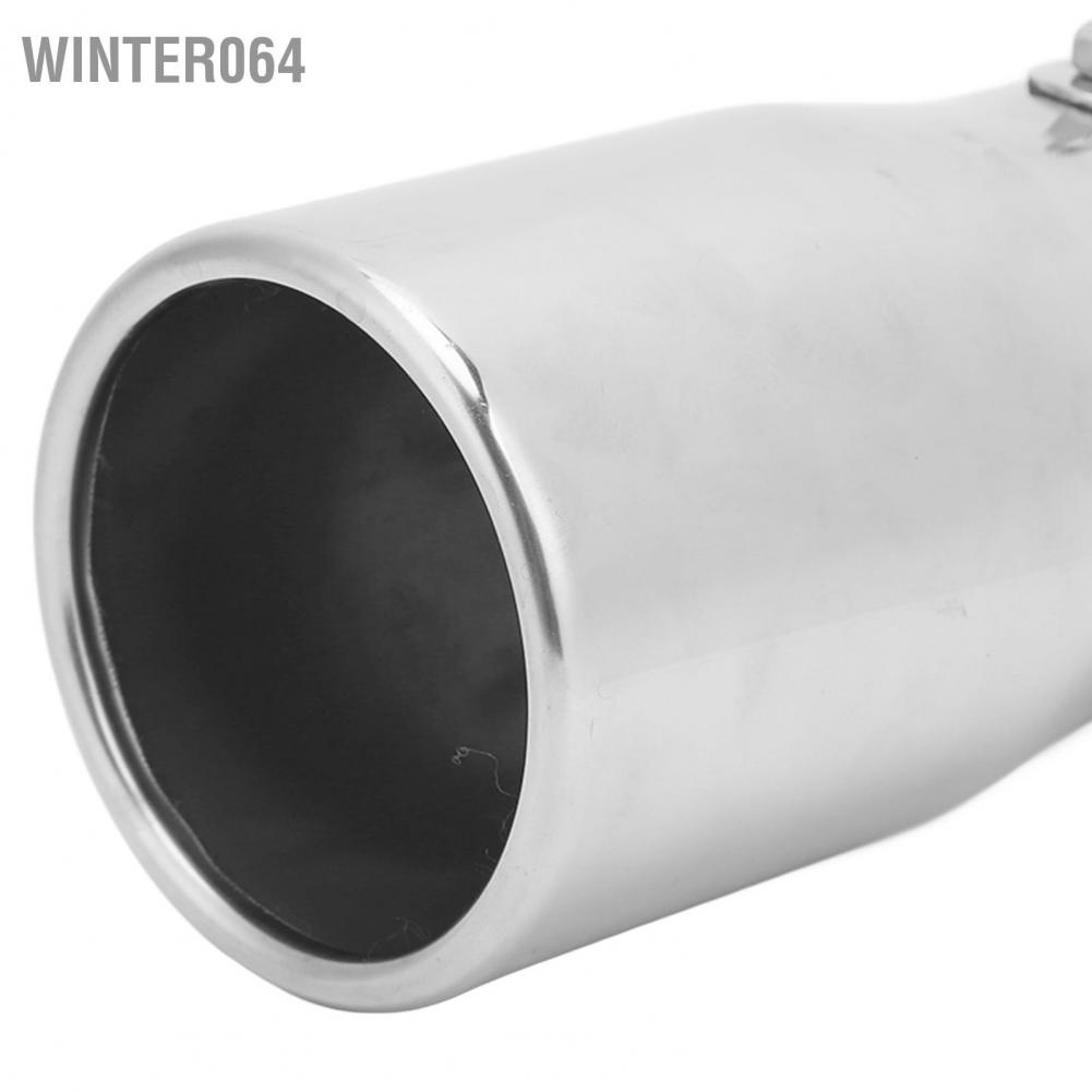 Winter064 76x89mm Automotive Exhaust Tail Pipe Stainless Steel Muffler Tip Universal for Car
