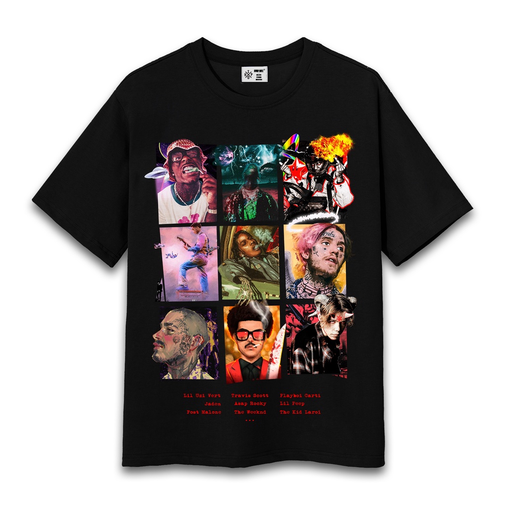 Áo thun ngắn tay oversize RAPPERS