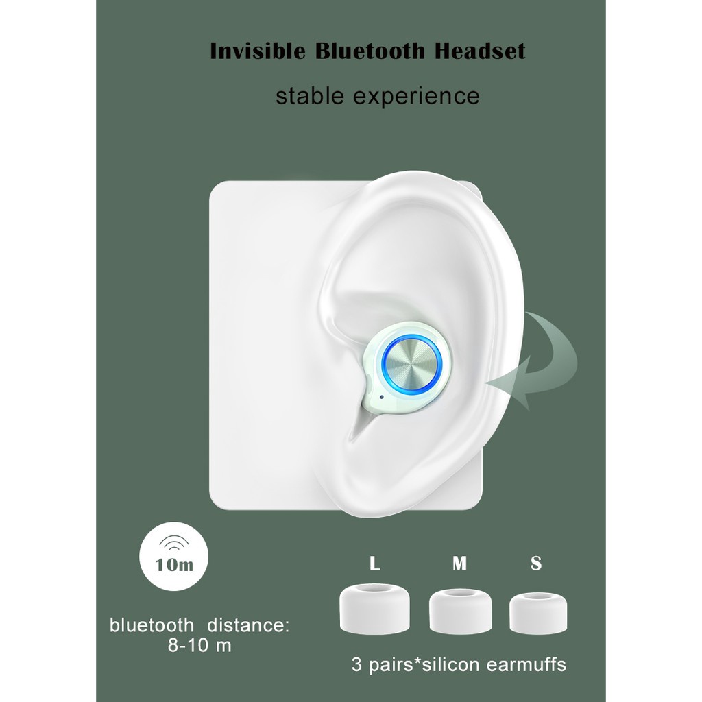 Tai Nghe Không Dây Bluetooth 5.0 Có Đèn LED Điều Khiển Cảm Ứng Tiện Dụng case airpod pro