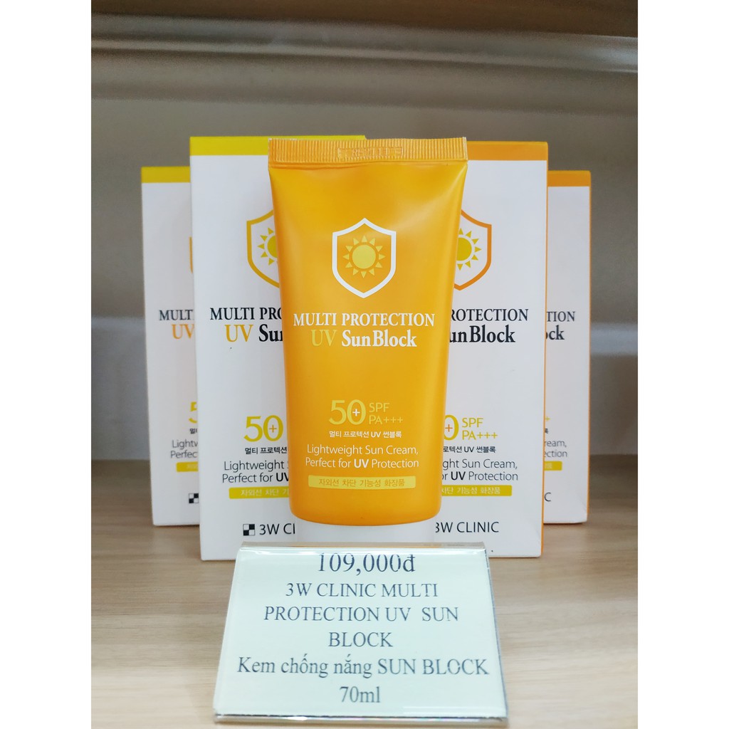 Kem chống nắng SUNBLOCK 3W CLINIC MULTI PROTECTION UV