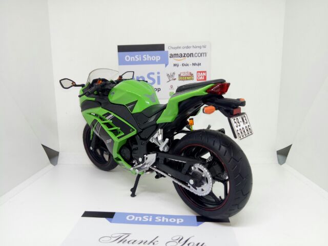 MÔ HÌNH XE KAWASAKI NINJA 300 TỈ LỆ 1/12 MOTO AUTOMAXX JOYCITY ĐỘ