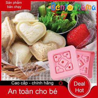 KHUÔN ÉP BÁNH MÌ SANDWICH HÌNH TRÁI TIM, HÌNH VUÔNG MINI