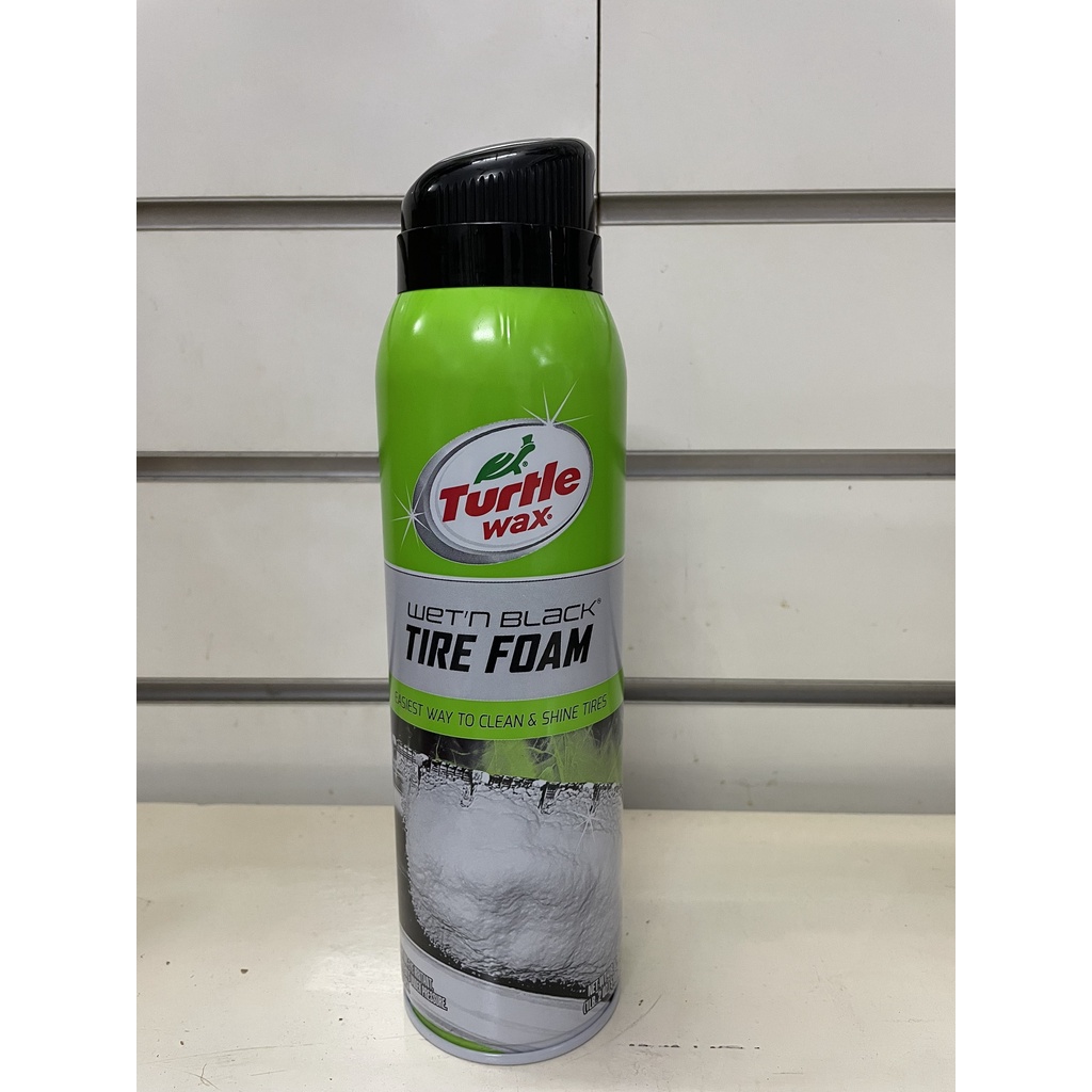 Turtle Wax Tire Foam &amp; Shine- Dung dịch dạng bọt tuyết xịt làm sạch và bóng vỏ (lốp) xe