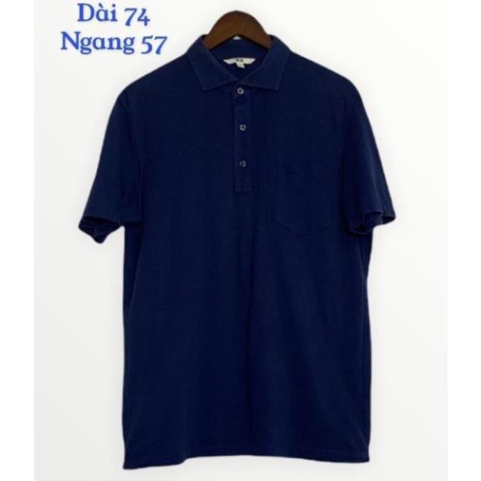 Áo thun ngắn tay có cổ polo hiệu UNIQLO chính hãng secondhand ! * ®️